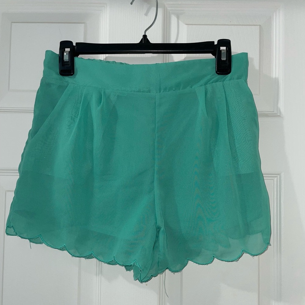 Charlotte Russe mint shorts